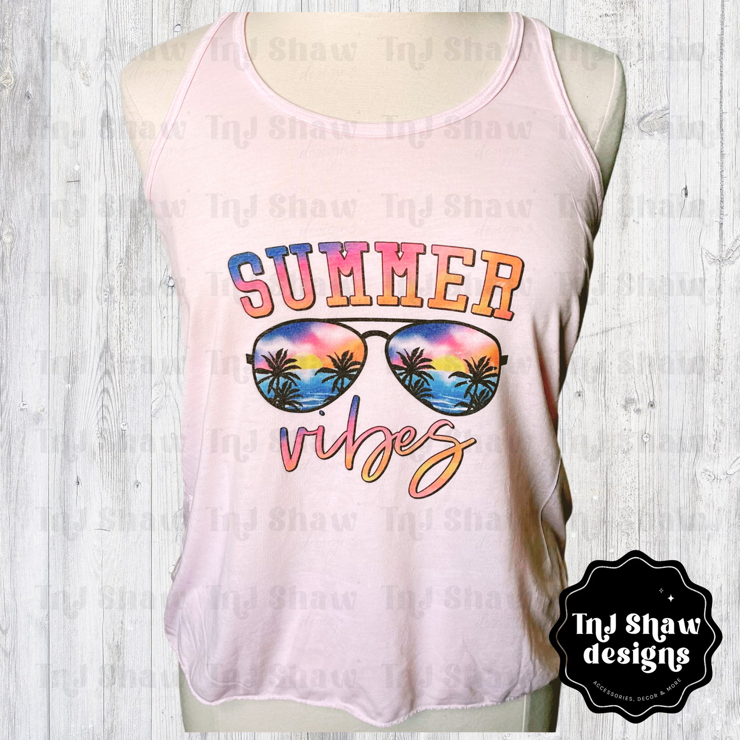Summer Vibes Racerback Tank