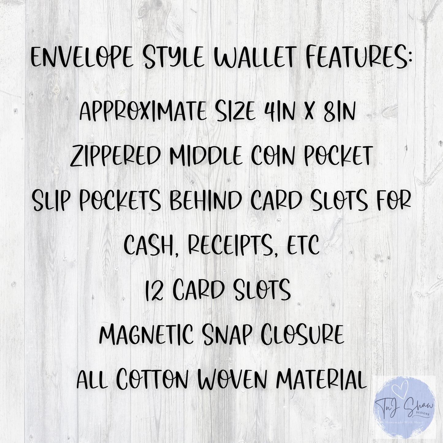 Envelope Wallet - Horses