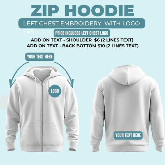 CUSTOM ORDER - SV RANGER BAND ZIP HOODIE