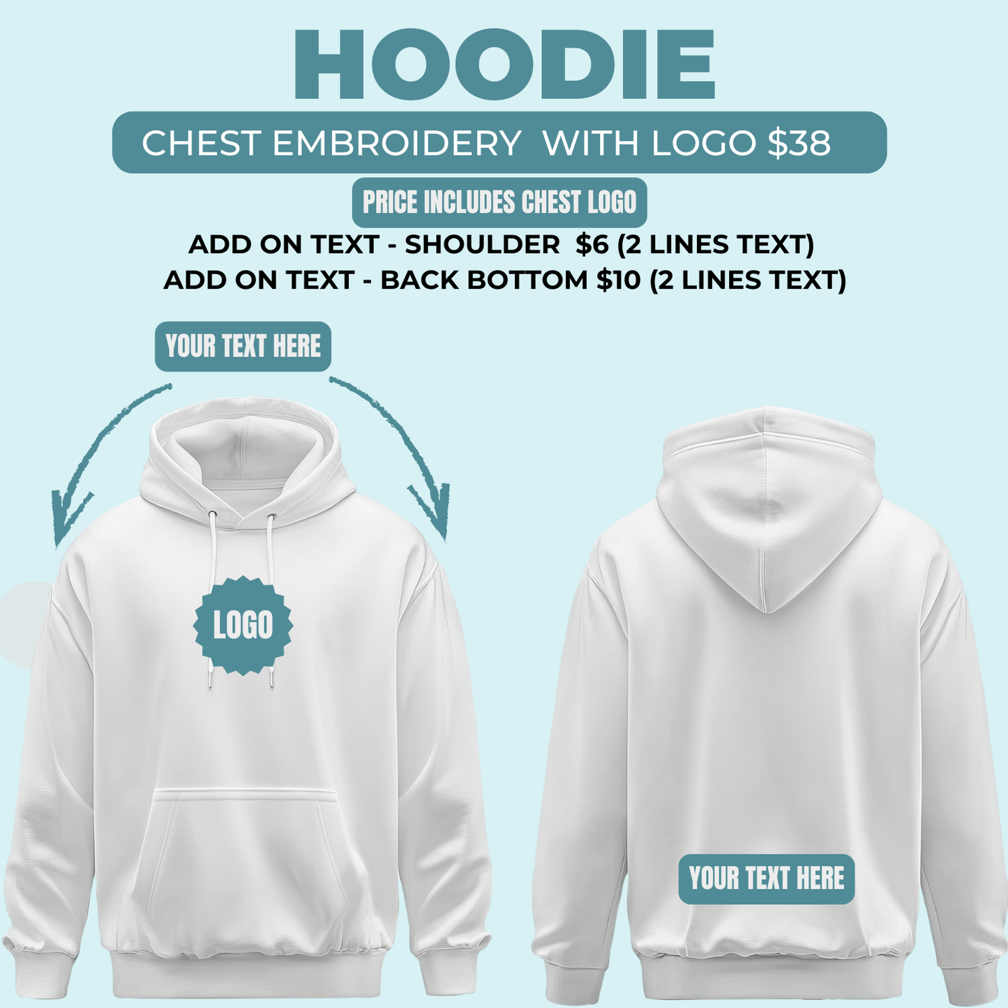 CUSTOM ORDER - SV RANGER BAND HOODIE