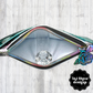 Purse Pal Minimalistic Wallet Teal Kooky Roses