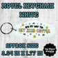 Motel keychain - On My Way To Get Iced Coffee