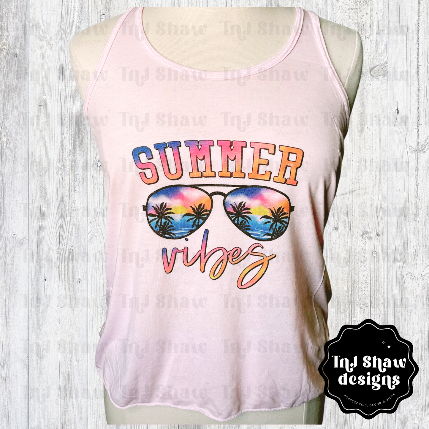 Summer  Vibes Racerback Tank